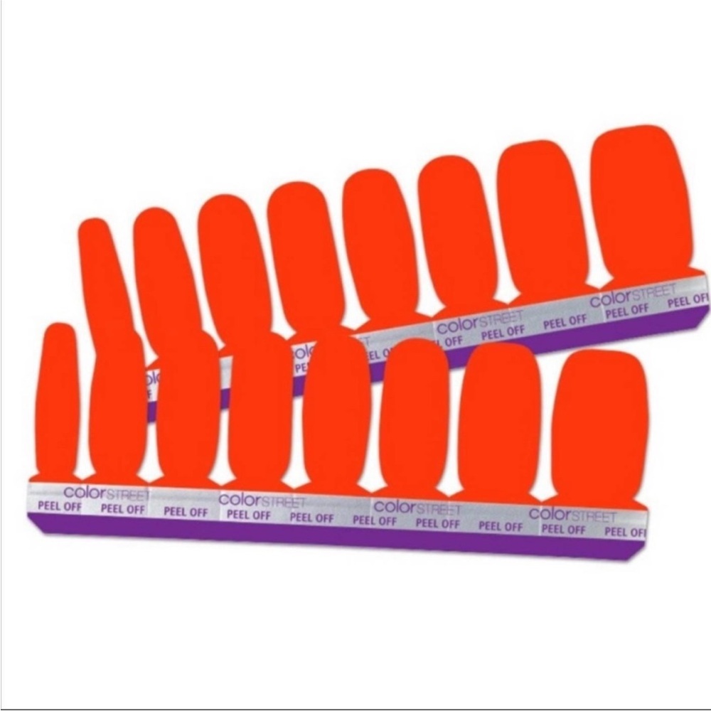 *Retired* Color Street: High Voltage | Neon Orange Summer Bright Electric - Picture 12 of 12